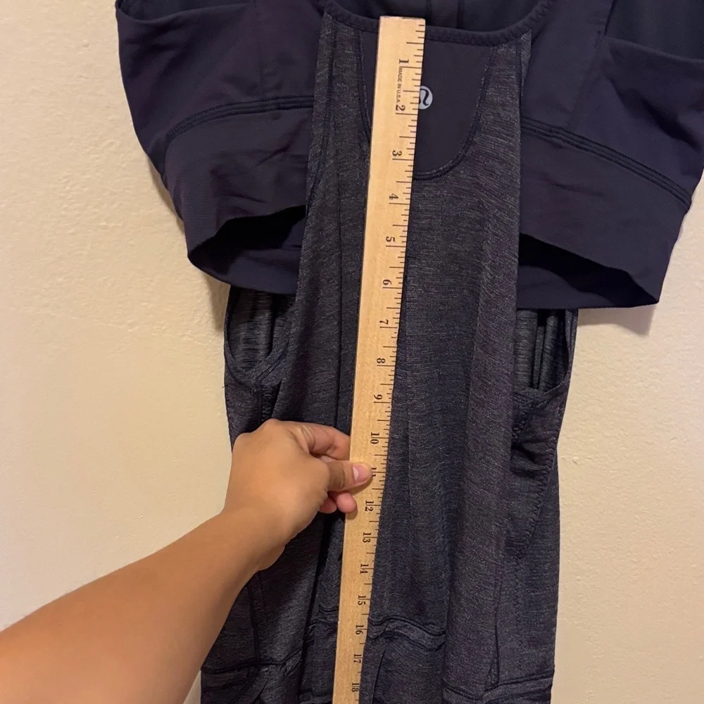 Lululemon Athletica Navy and Black Tank Top